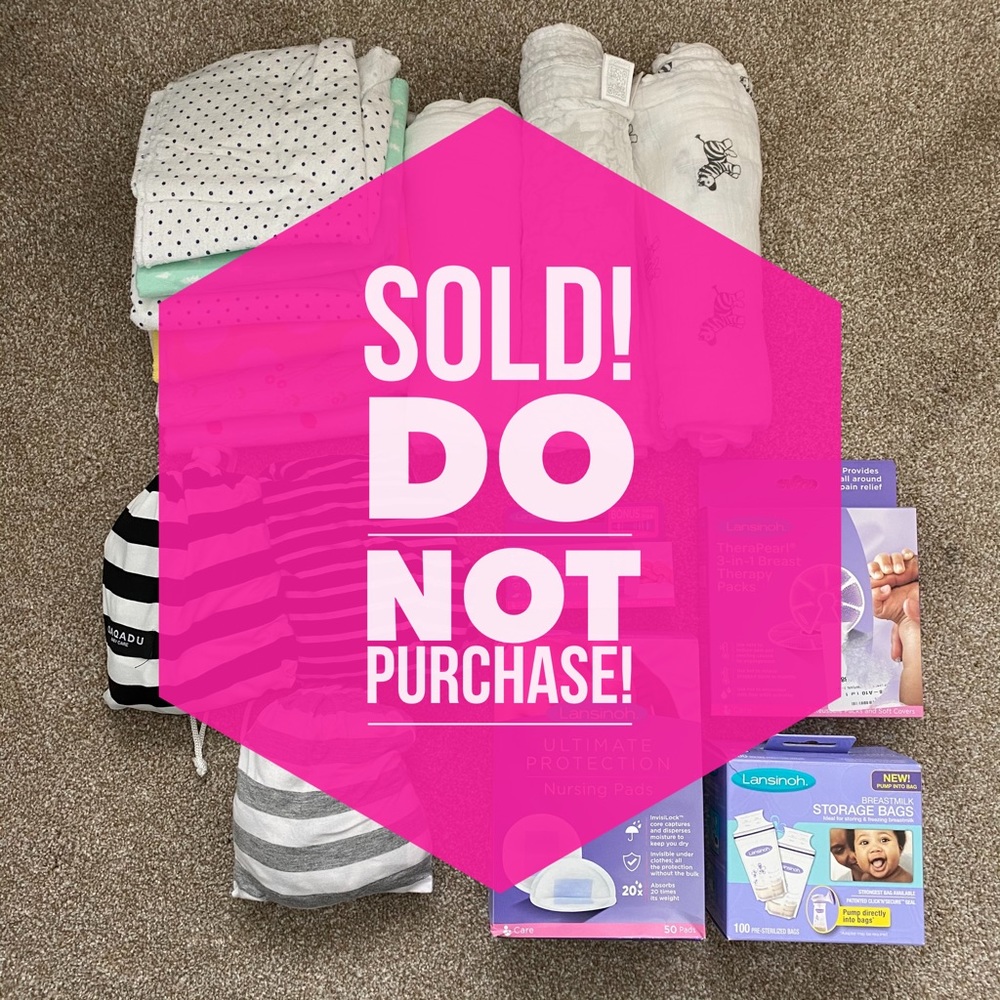 **SOLD** Newborn & Breastfeeding Essentials Bundle